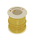 Click for Details on Yellow, Stranded 22AWG Hook-up wire by the foot