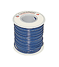 Click for Details on Blue, Stranded 22AWG Hook-up wire by the foot