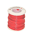 Click for Details on Red, Solid 22AWG Hook-up wire by the foot
