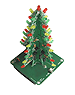 Click for Details on 3D Blinking LEDs Christmas Tree Kit