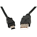 Click for Details on USB-A Male to 5-Pin Mini USB 2.0 6ft Cable