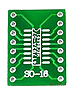 Click for Details on 16 pin SO/SSOP/TSSOP/SOIC16 to DIP Adapter Board