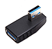 Click for Details on USB 3.0 Right Angle Male to Female Adapter