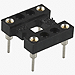 Click for Details on Crystal Oscillator Socket 4 Pin Half-Can