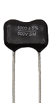 Click for Details on 1000pfd Silver Mica 500v Capacitor