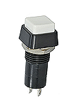 Click for Details on SPST OFF-ON White Pushbutton Switch