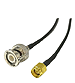 Click for Details on 50cm BNC Male to SMA Male Cable Assembly